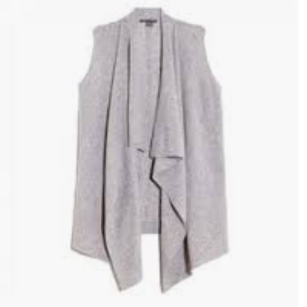 NWT Vince Cashmere Sweater Vest Draped Cardigan XS - Picture 7 of 8